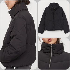 H&M Black Puffer Coat
